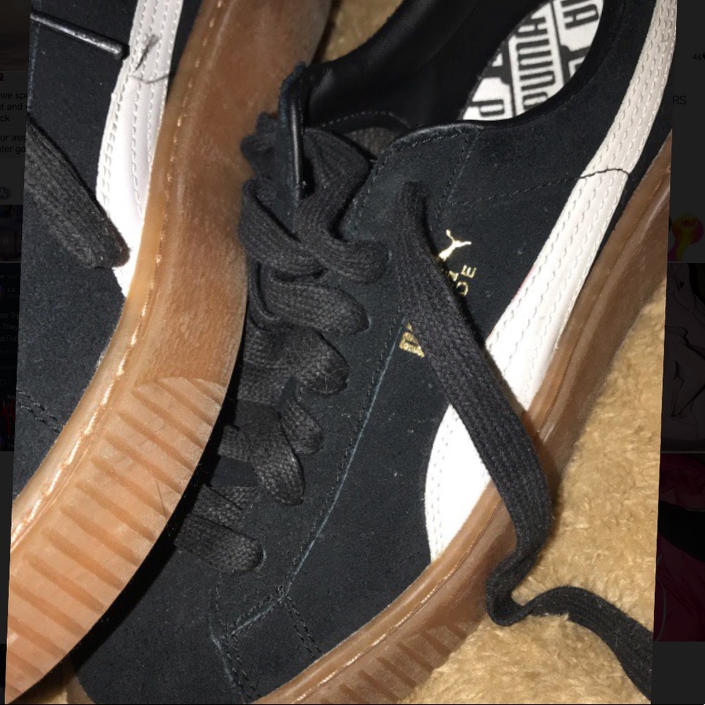 Black Suede Puma Creepers